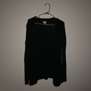 Black fuzzy sweater!